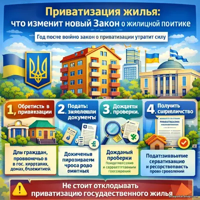 Приватизация государственного жилья: что изменит новый закон о жилищной политике