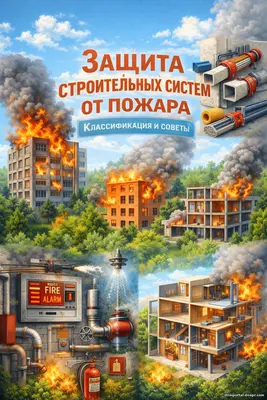 Защита строительных систем от пожара: классификация, реальные риски и практические советы