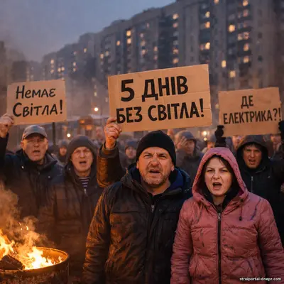 Электроснабжение в Днепре на 10 февраля 2026 года: город без света, без ясных сроков и без ответственности