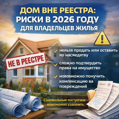 Дом вне реестра: какие риски для владельцев жилья в 2026 году