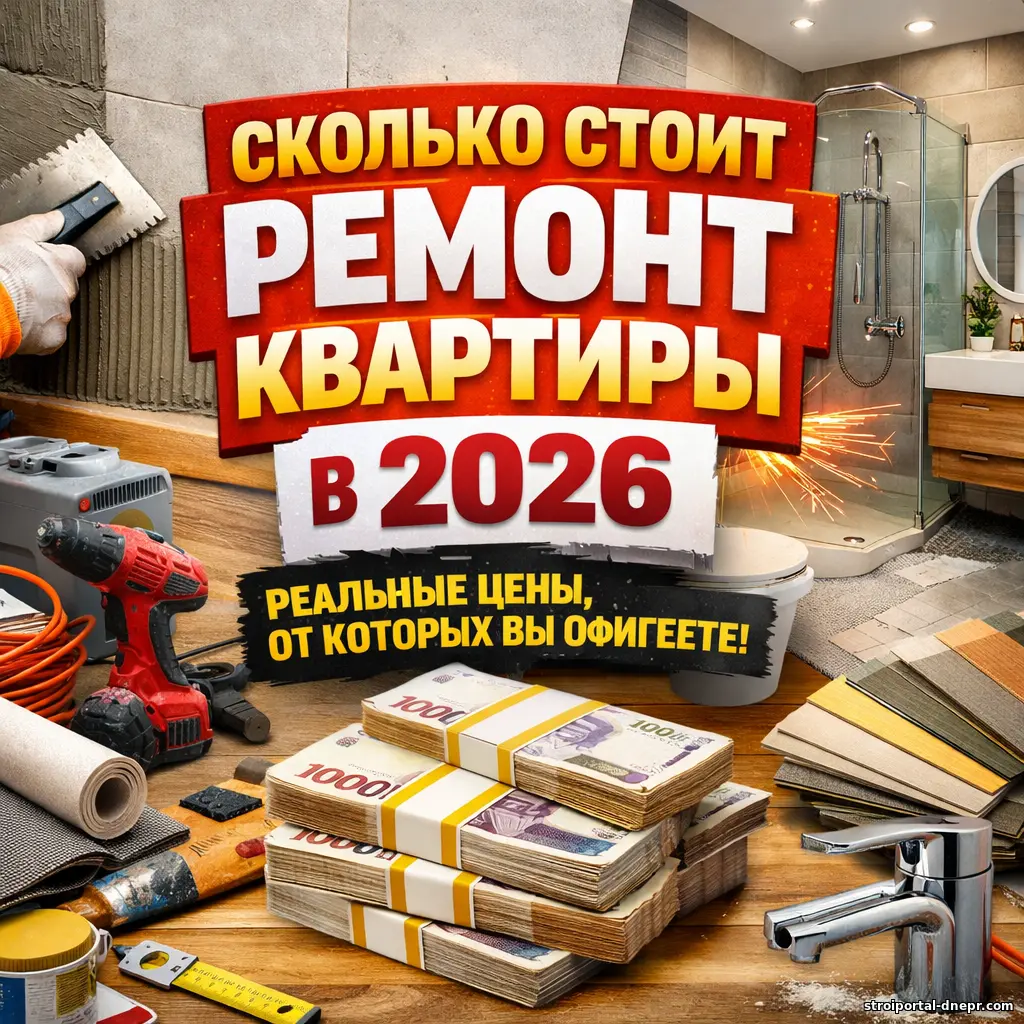 Сколько стоит ремонт квартиры в 2026: реальные цены, от которых вы ...