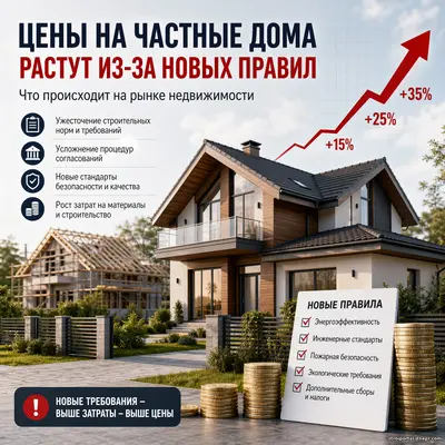 Цены на частные дома растут из-за новых правил: что происходит на рынке недвижимости