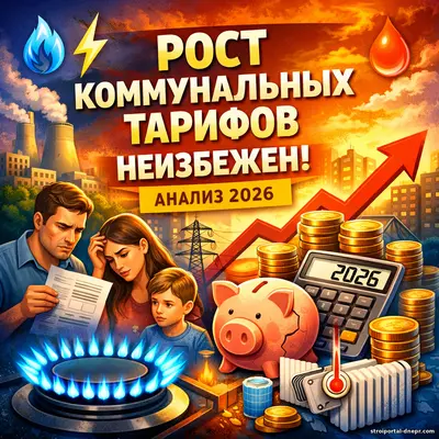 Коммунальные тарифы в Украине: рост цен неизбежен — анализ 2026