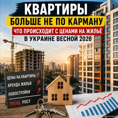 Квартиры больше не по карману: рынок недвижимости Украины уходит в новую ценовую реальность