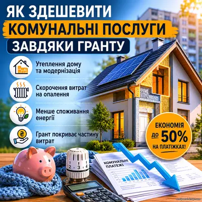 Платёжки могут стать меньше на 50%: как украинцам получить деньги на утепление дома и экономить годами