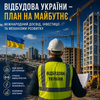 Украину ждёт крупнейшая стройка века: как мир готовит план восстановления страны после войн
