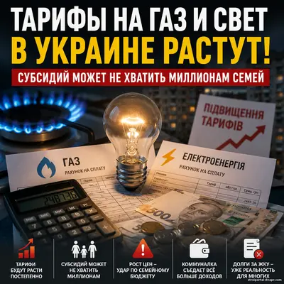 Коммунальный удар по украинцам: газ и свет будут дорожать, а субсидий может не хватить уже миллионам семей