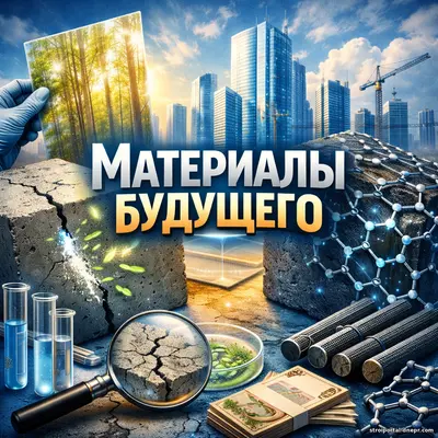 Материалы будущего уже здесь: бетон, который сам ремонтирует трещины, прозрачное дерево и углеродобетон меняют правила строительства