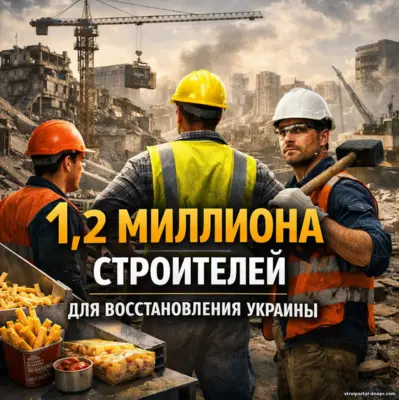 Украине понадобится 1,2 миллиона строителей: кто будет восстанавливать страну после войны и почему кадров уже не хватает