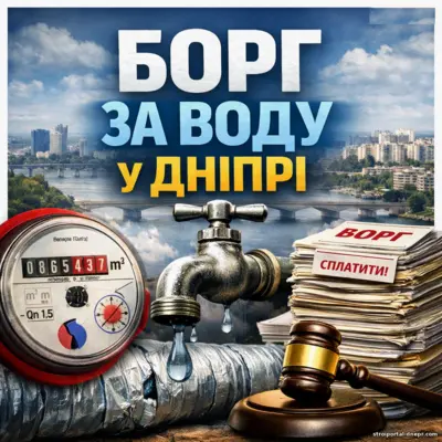 Долг жителей Днепра за воду превысил 792 млн грн: «Днепроводоканал» предупреждает о последствиях