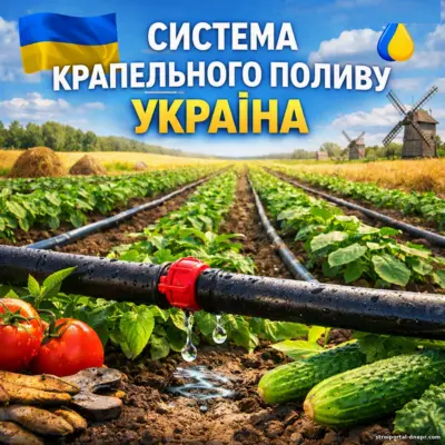 Система крапельного поливу — ефективне рішення для українського агробізнесу
