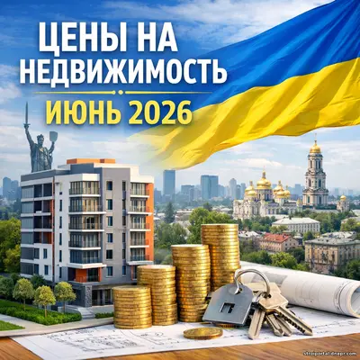 Цены на недвижимость в Украине за июнь 2026 года: полный аналитический обзор
