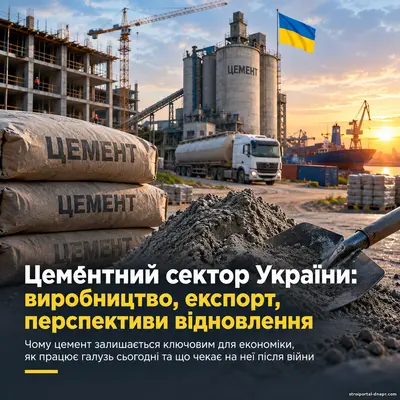 Цемент на развилке: как война изменила украинскую отрасль и хватит ли заводов для восстановления страны