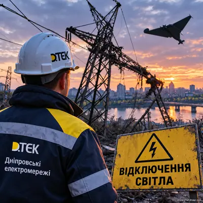 Дрони атакували енергооб’єкти ДТЕК на Дніпропетровщині: що відомо про пошкодження електромереж і відключення світла