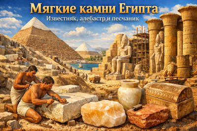 Мягкие камни Египта: из чего на самом деле построены пирамиды и храмы