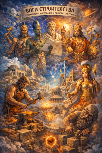 БОГИ СТРОИТЕЛЬСТВА: АРХИТЕКТОРЫ МИРОЗДАНИЯ И ПОКРОВИТЕЛИ РЕМЕСЛА