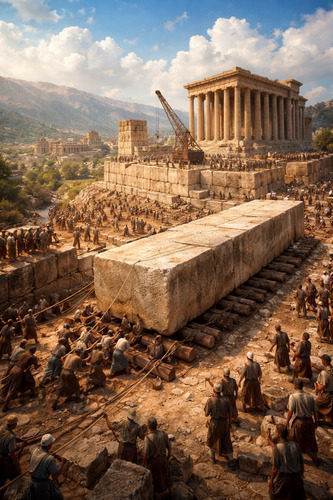 Загадка ливанских гигантов: кто и зачем перемещал плиты весом 800 тонн?